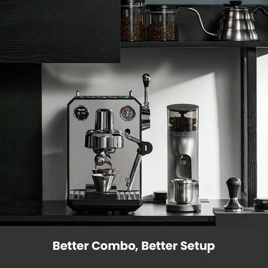 (New Open Box) Gemilai Owl Espresso Machine G3006 – 15 Bar | Semi-Automatic with Milk Frother