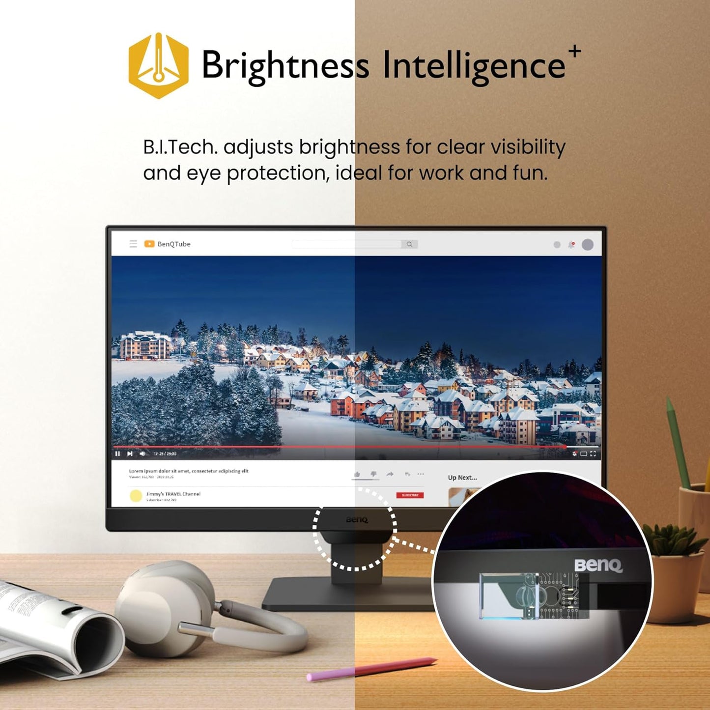 (New Open Box) BenQ GW2790 27" Monitor – 1080p | IPS | 100Hz | Eye-Care | Low Blue Light | HDMI x2