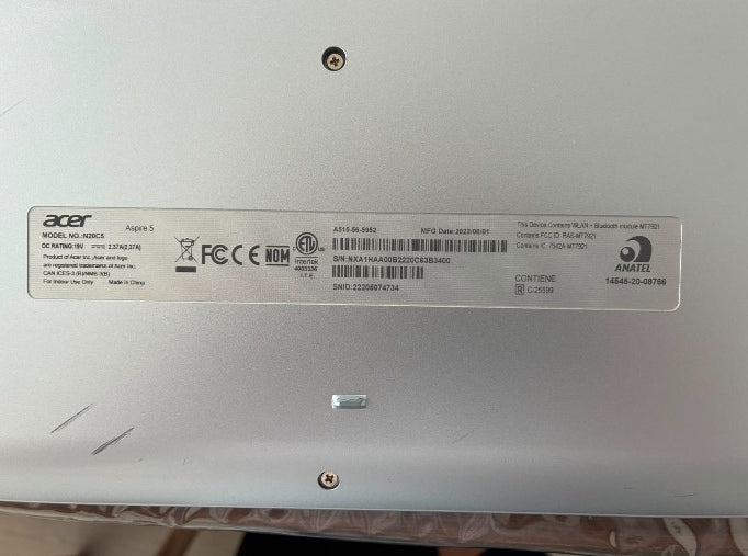 (Good)  Acer Aspire 5 Laptop | Intel Core i5-1135G7 • 8GB RAM • 512GB SSD • Iris Xe Graphics