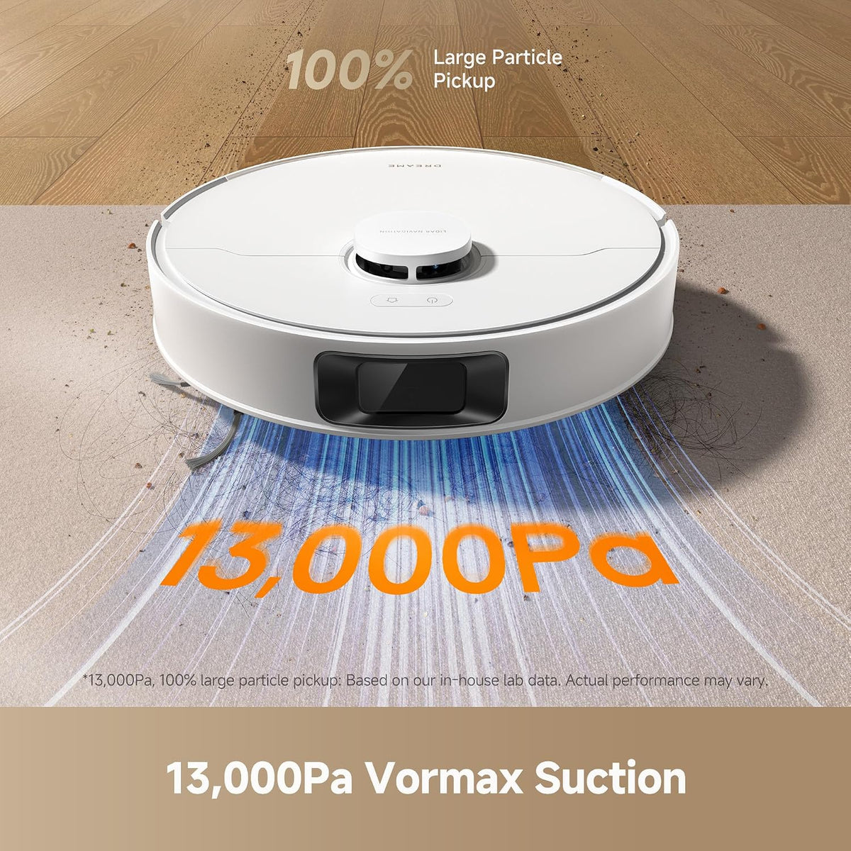 (Excellent) DREAME D20 Plus Robot Vacuum & Mop – Self-Emptying – DuoBrush for Pet Hair