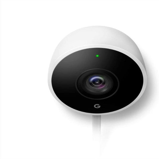 Google Nest Cam Wired Outdoor Camera with Secure Nano-Magnet Mounting Kit