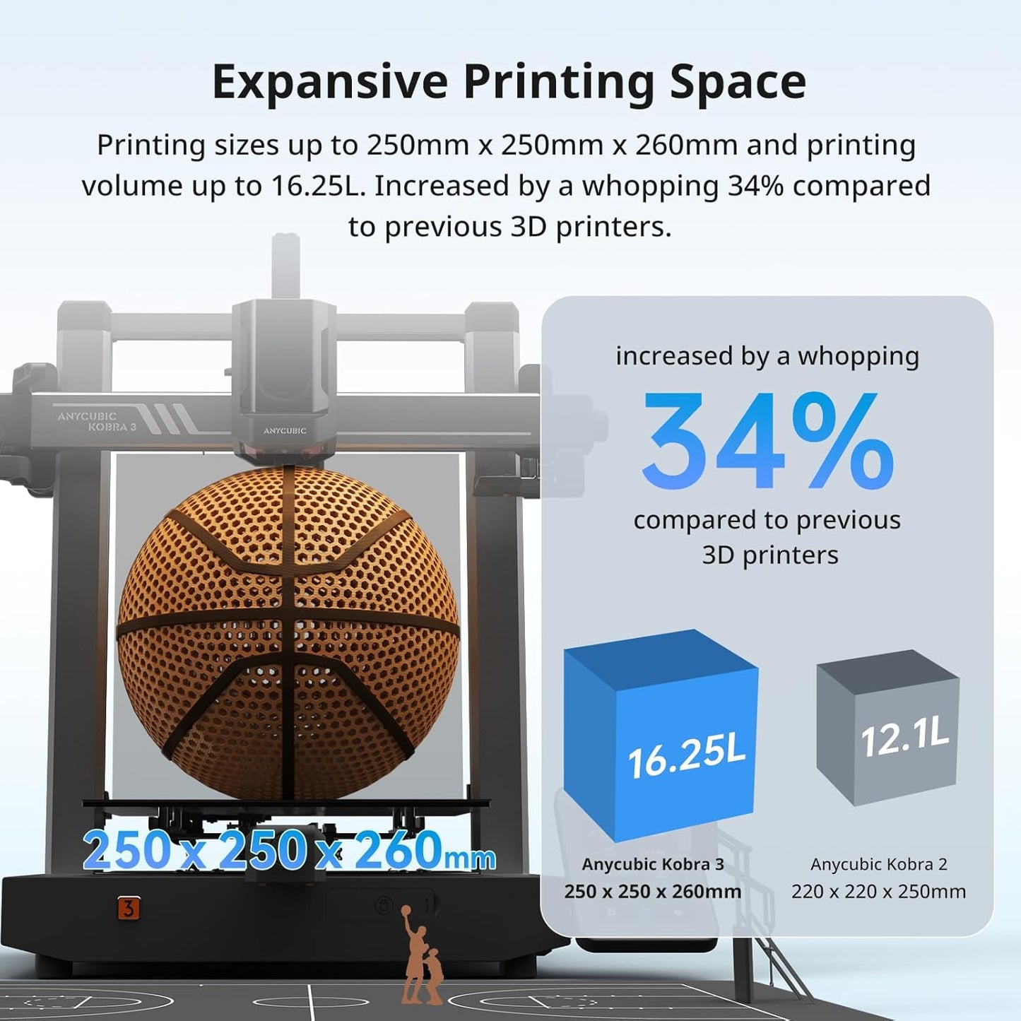 ANYCUBIC 3D Printer Kobra 3 Combo, Smart Multicolor Printing with Filament Drying Function