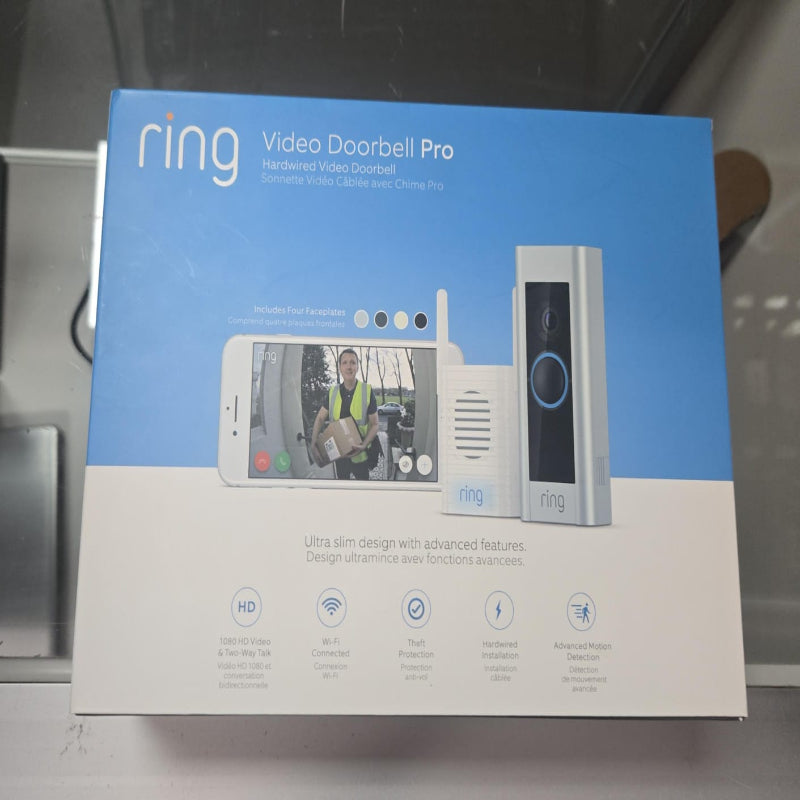 (Excellent) Ring Video Doorbell Pro -chime not included