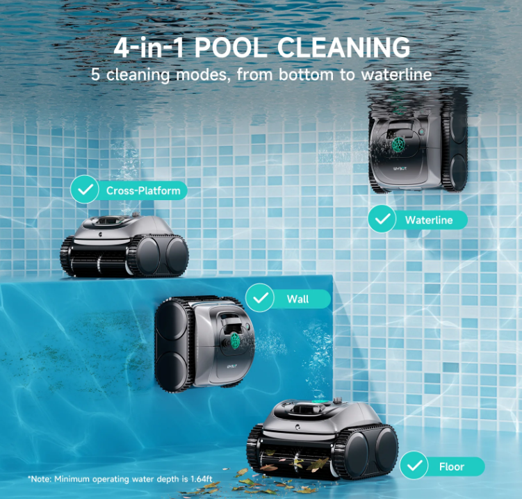 (Excellent) WYBOT C1 Cordless Robotic Pool Cleaner