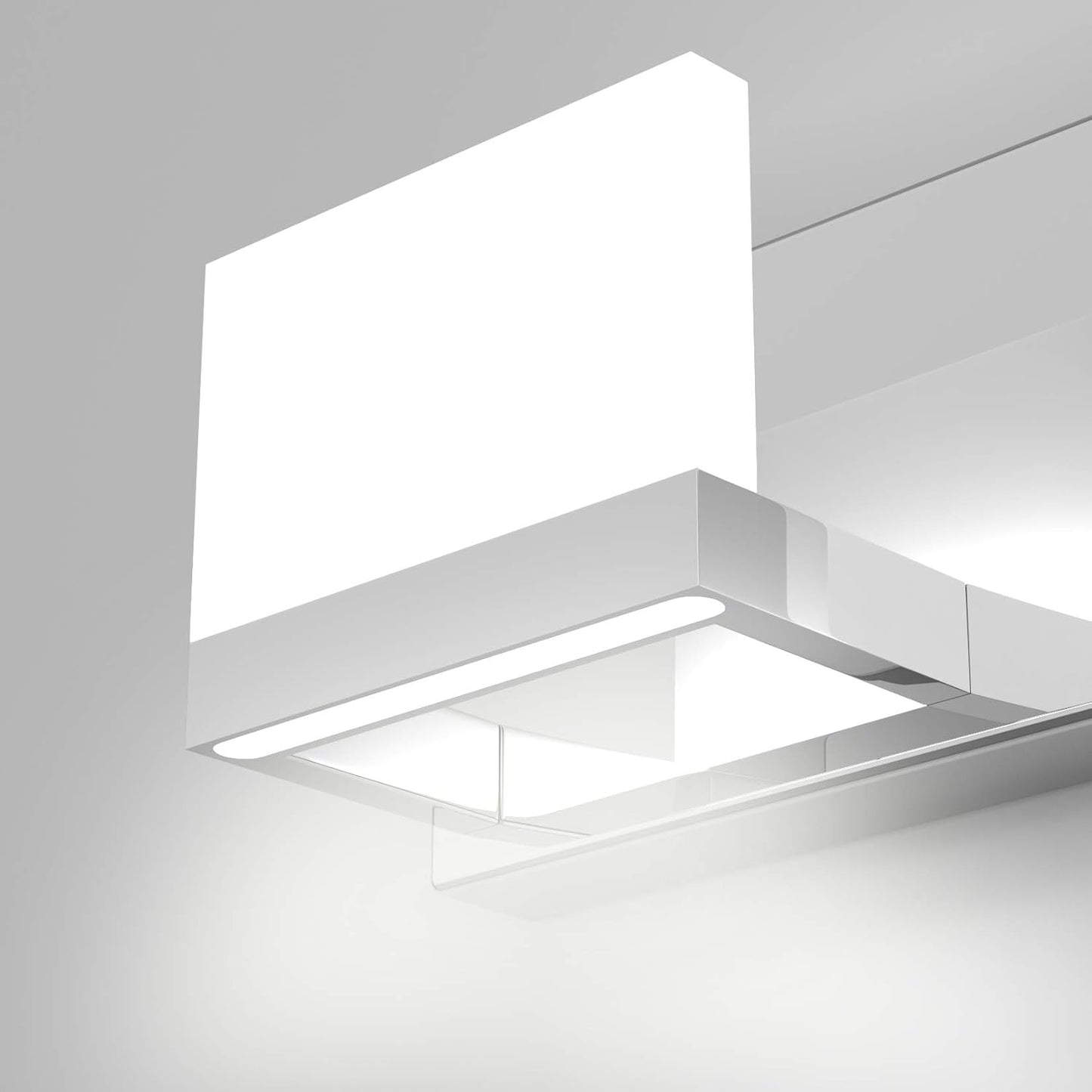 (New Open Box)  Tipace 6-Light LED Bathroom Vanity Light | Chrome Stainless Steel • 6000K White