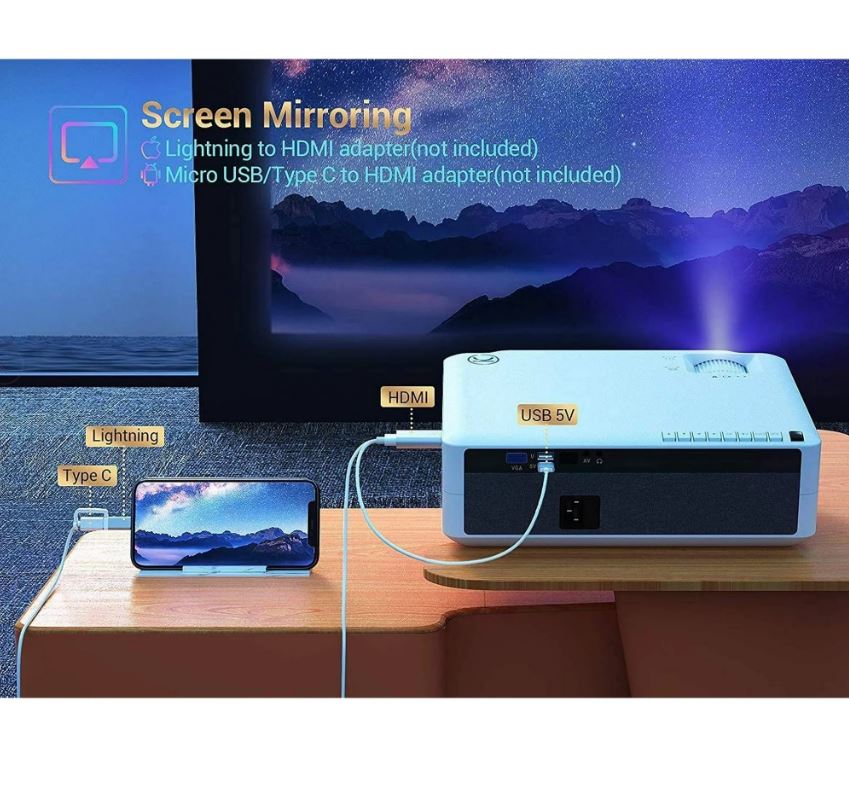 (Excellent) VANKYO Performance V630 Native 1080P Full HD Projector