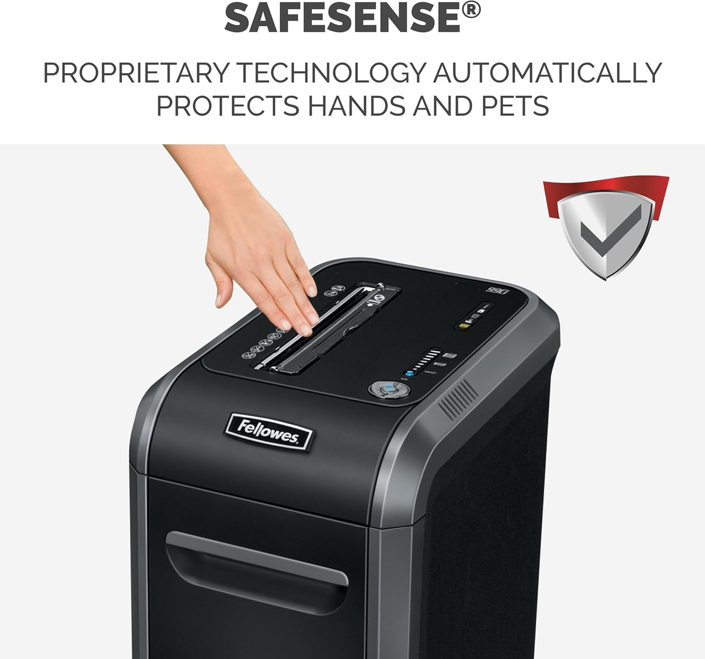 (Excellent)  Fellowes Powershred 99Ci Cross-Cut Paper Shredder | 18-Sheet • 100% Jam Proof