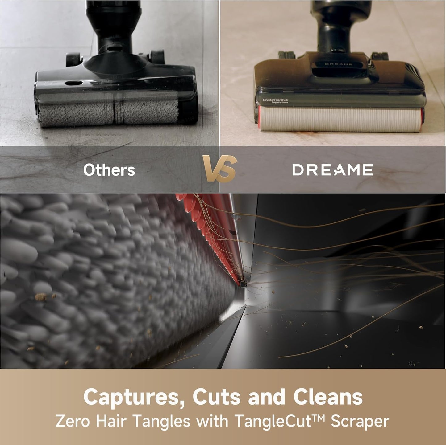 (Excellent) DREAME H12 Pro FlexReach Wet Dry Vacuum Cleaner, 180° Lie-Flat Cordless Vacuum Mop All-in-One for Hard Floors, Floor Cleaner Machine with 194°F Hot Water Self-Cleaning, 2 Drying Modes, 50Mins Runtime