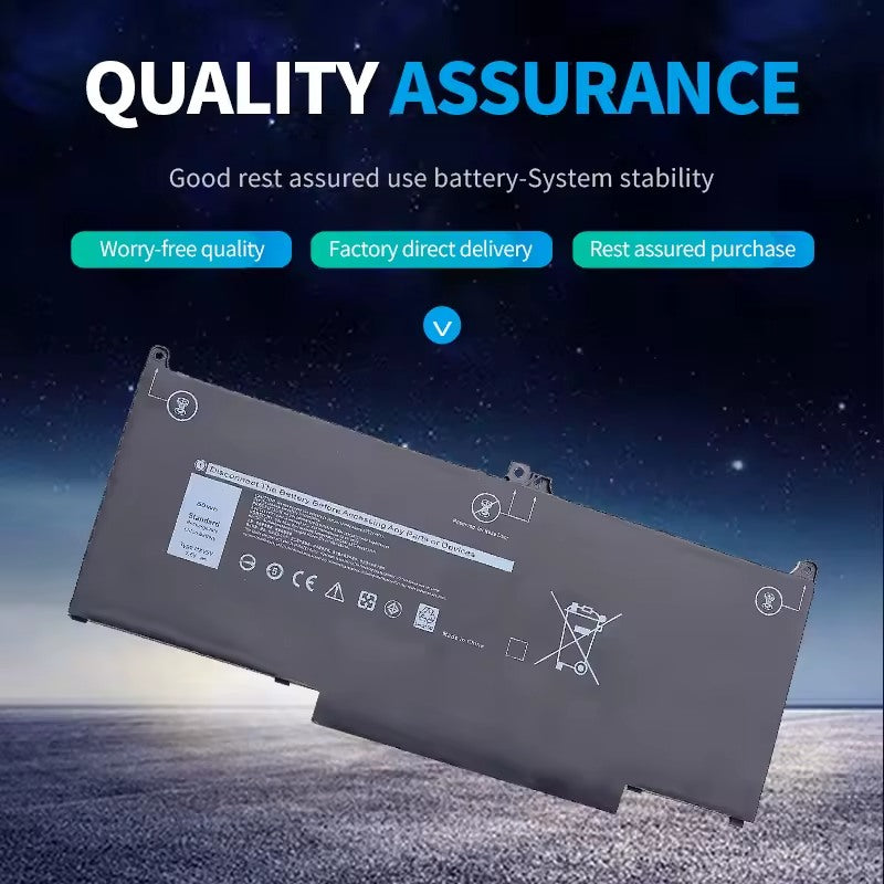 (New) SOMI MXV9V Battery for Dell Latitude 5300 5310 7300 7400 E5300 E5310 E7300 E7400 etc