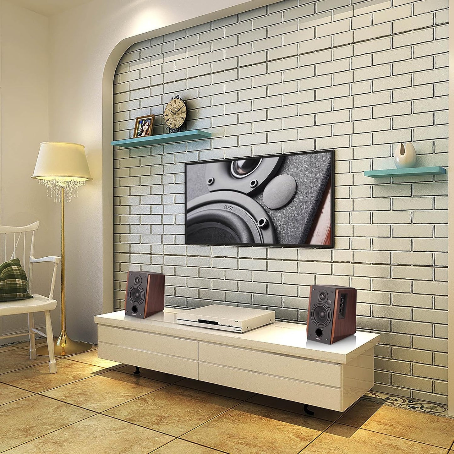 (Good) Edifier R1700BT Bluetooth Bookshelf Speakers | 2.0 Stereo • Powered • Studio Monitor