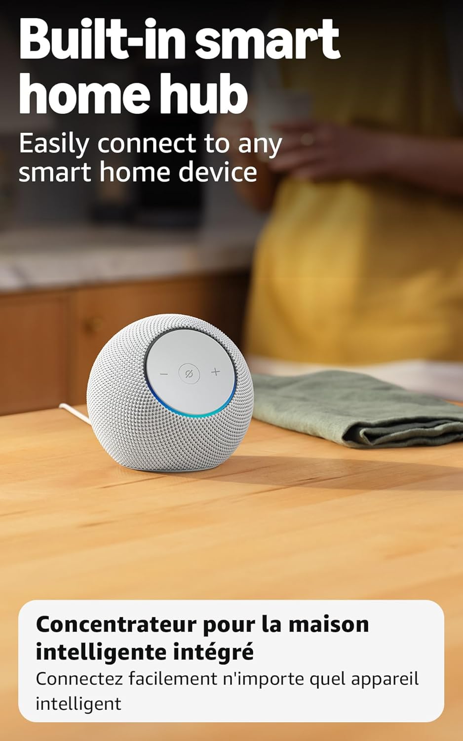 (Excellent) Amazon Echo Dot Max, Alexa speaker with room-filling sound and nearly 3x bass, Great for living rooms and medium-sized spaces, Designed for Alexa+, Graphite