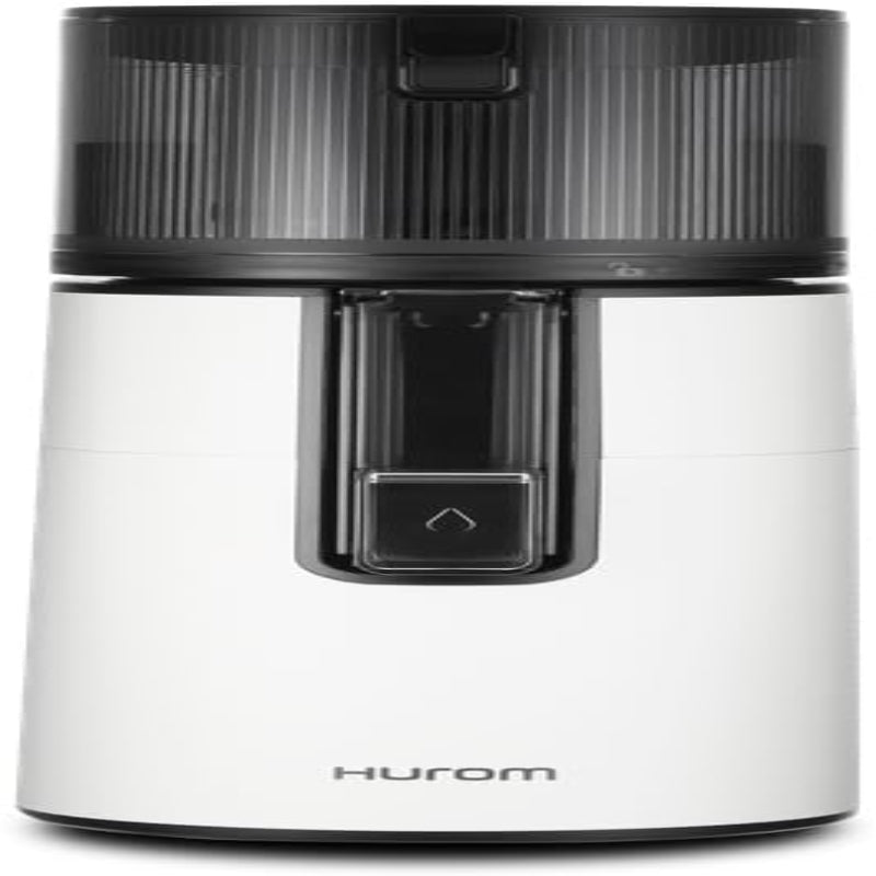 (New Open Box) Hurom H400 Cold Press Juicer Machine, Award Winning Masticating Slow Juicer, Easy to Clean, Strainer & Hands Free with Self Feeding, Wide Mouth Hopper, Easy Assembly (White)