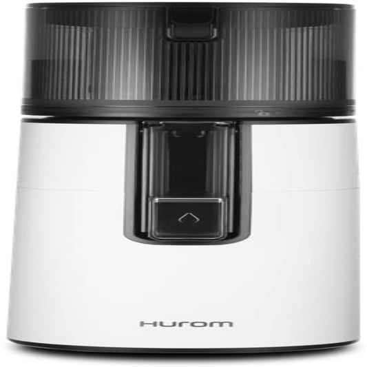 (New Open Box) Hurom H400 Cold Press Juicer Machine, Award Winning Masticating Slow Juicer, Easy to Clean, Strainer & Hands Free with Self Feeding, Wide Mouth Hopper, Easy Assembly (White)
