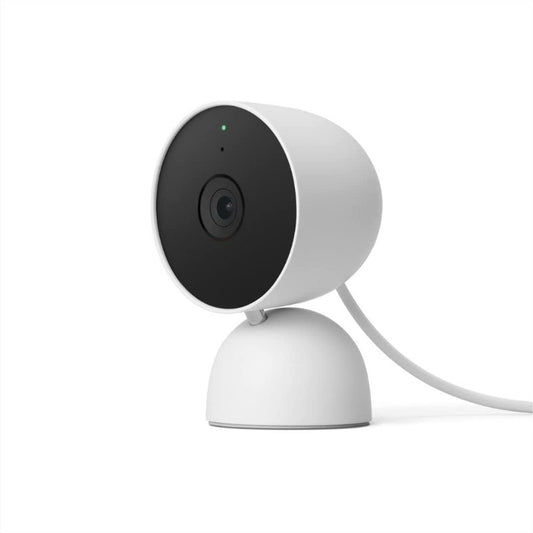 Refurbished (Good) Google Nest Security Cam (Wired) - 2nd Generation - Snow