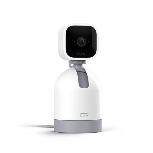(Brand New) Blink Mini Pan-Tilt Camera (newest model), Rotating indoor plug-in smart security camera