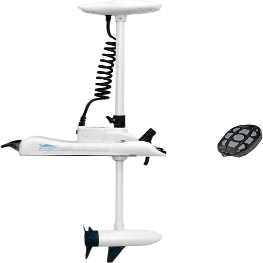 (Excellent) PARKHO HASWING Cayman B Trolling Motor — 12V • 55LB Thrust • 54" Shaft • Remote Control