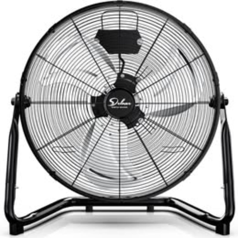 (New Open Box) Simple Deluxe HIFANXFLOOR20 20 inch Floor Fan - Black