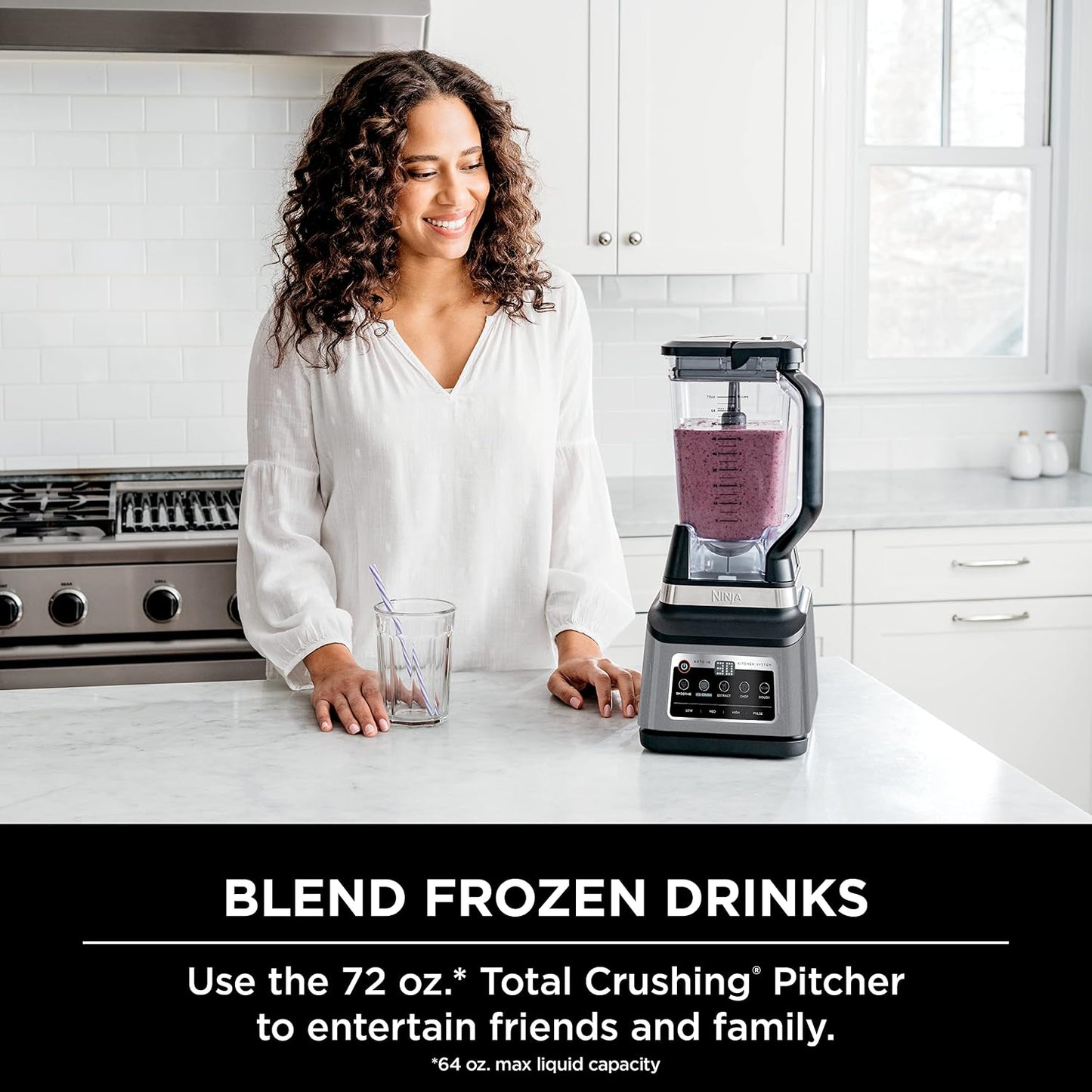 (New Open Box)  Ninja BN801C Professional Plus Kitchen System with Auto-iQ – 1400W | 72oz Pitcher