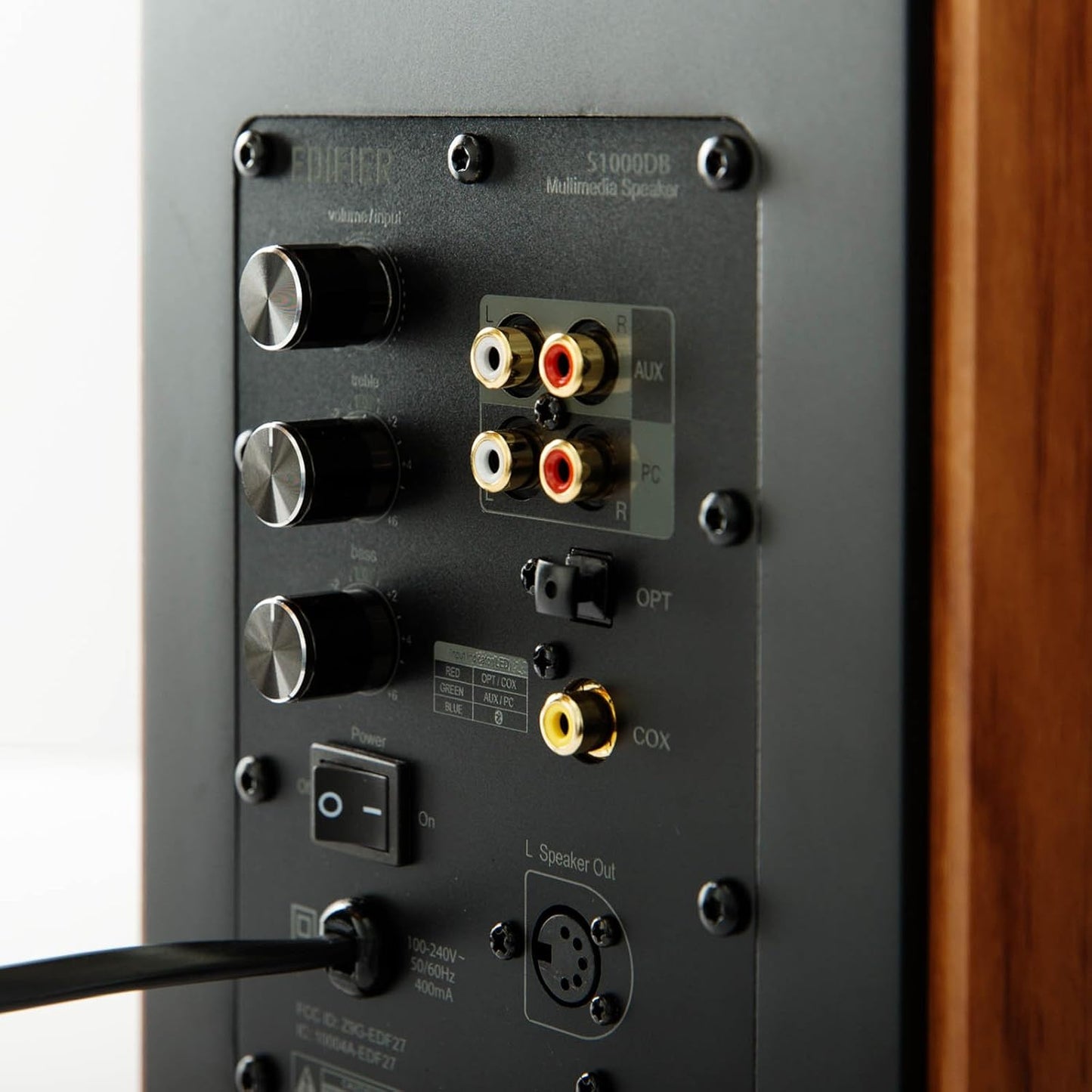 (Excellent) Edifier S1000DB Audiophile Active Bookshelf Speakers - Bluetooth 4.0 - Optical Input - Powered Near-Field Monitor Speaker.