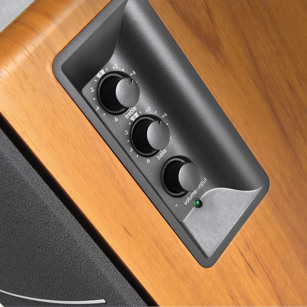 (Good)  Edifier R1280DBs Active Bluetooth Bookshelf Speakers | 42W RMS • Optical Input •