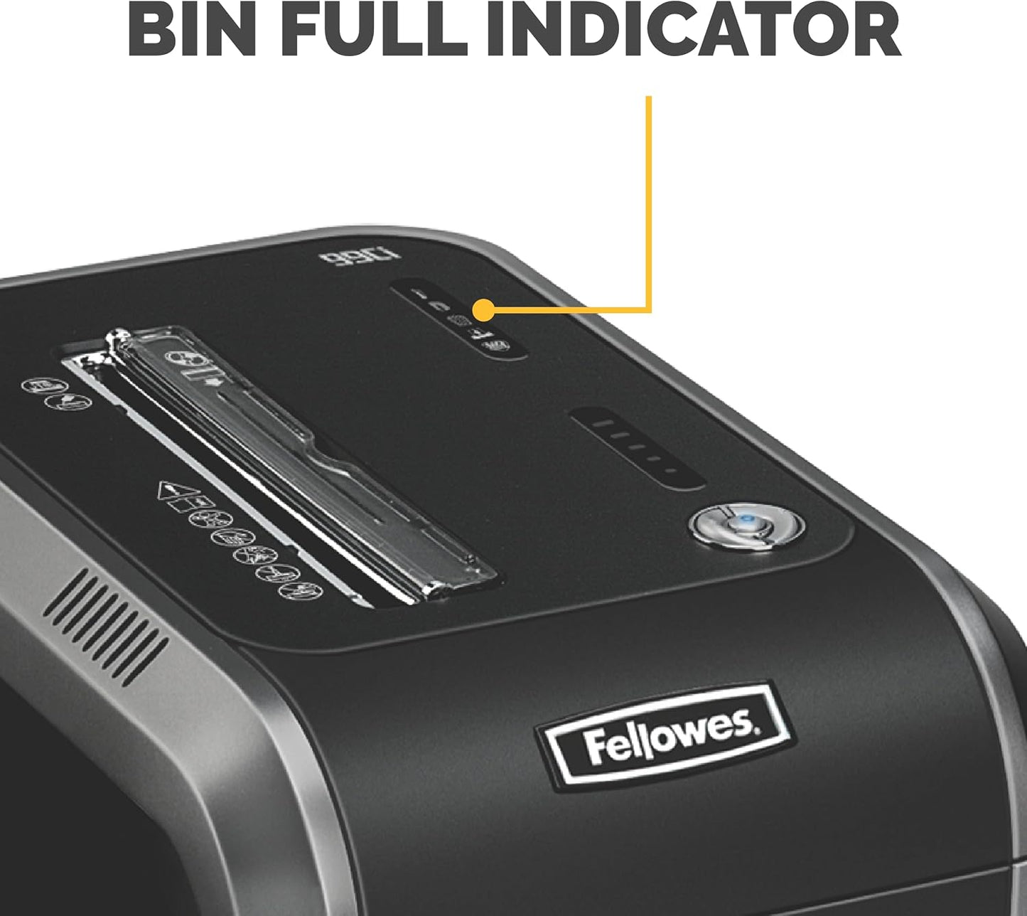 (Excellent)  Fellowes Powershred 99Ci Cross-Cut Paper Shredder | 18-Sheet • 100% Jam Proof