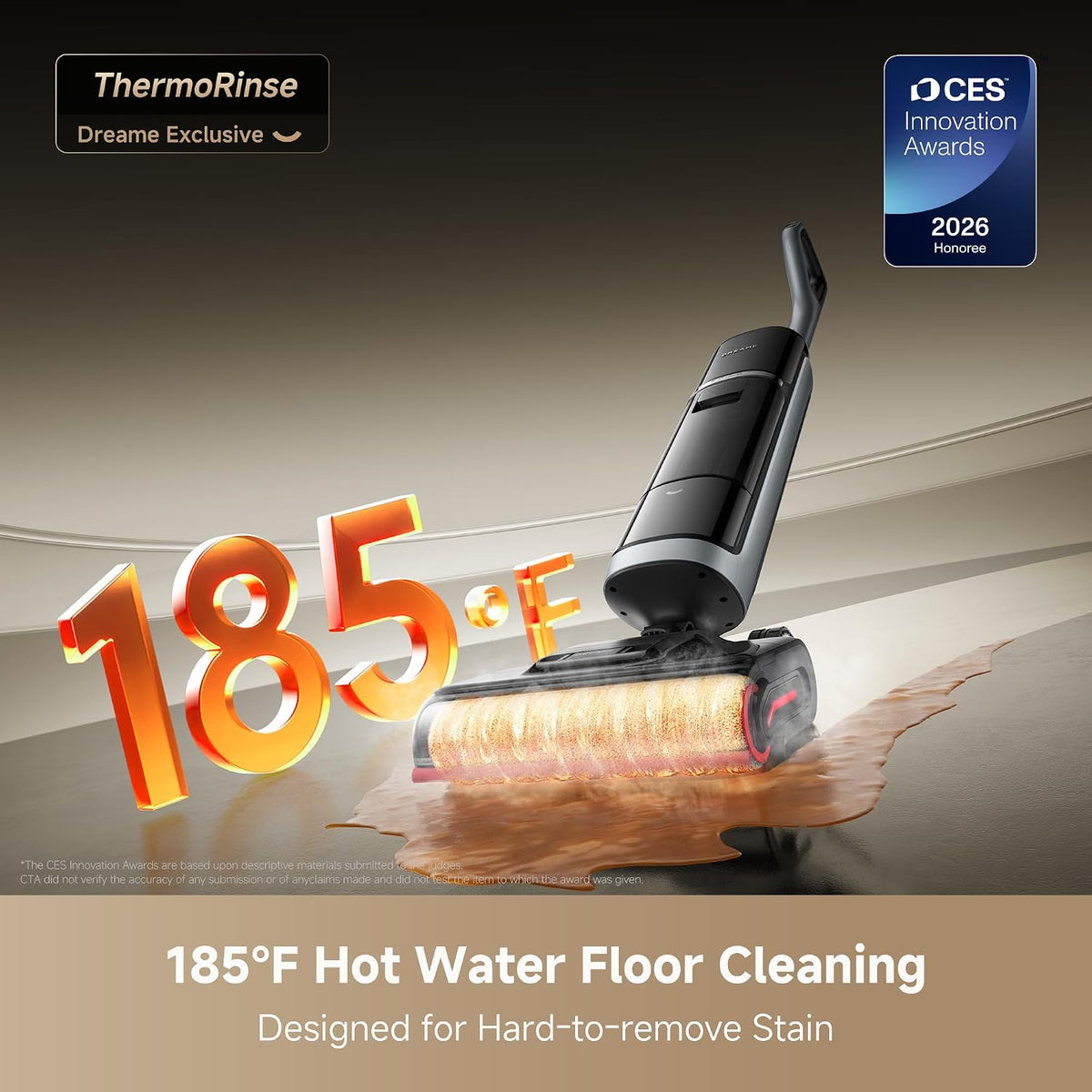 (Excellent) DREAME H15 Pro Heat Wet Dry Vacuum Cleaner – Hot Water Floor Cleaning | 22KPa Suction