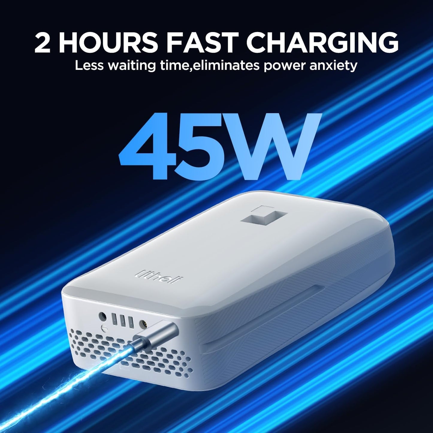 (New Open Box) Litheli Battery Pack 20V, 2.0Ah Replacement Lithium Batteries U20 Series Power Tools (SE Version)