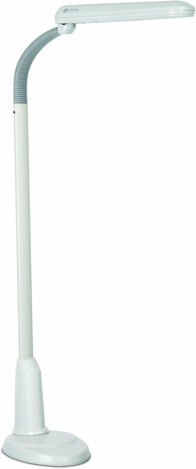 (New OPen Box)  OttLite Craft Plus Standing Floor Lamp | Adjustable Gooseneck • 24W Natural Daylight - HB-054