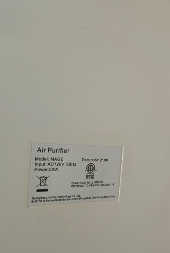 (New Open Box) Afloia Mage Air Purifier | Home Air Filtration