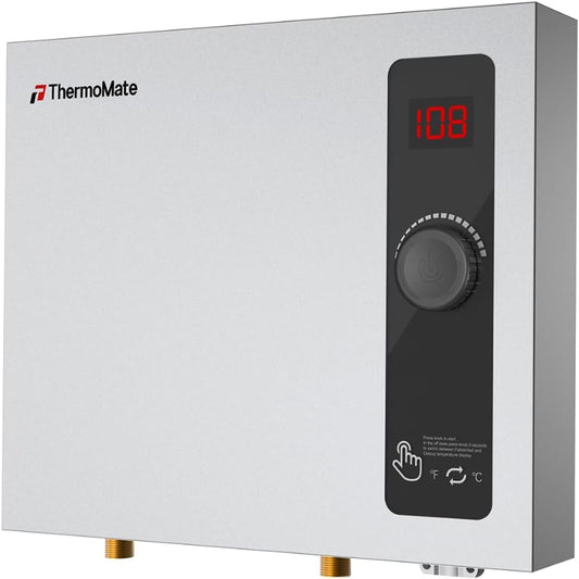 (New Open Box) Tankless Water Heater Electric 14kW 240 Volt, thermomate On Demand Instant Endless Hot Water