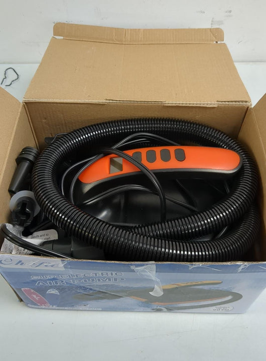 (open box) SUP Pump, Chefic 110W/ 12V SUP Electric Air Pump 20 PSI High Pressure, 2-in-1 Inflate & Deflator