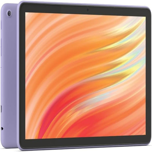 Amazon Fire HD 10 tablet (newest model), built for relaxation, 10.1" vibrant Full HD screen, octa-core processor, 3 GB RAM, 32 GB, Lilac