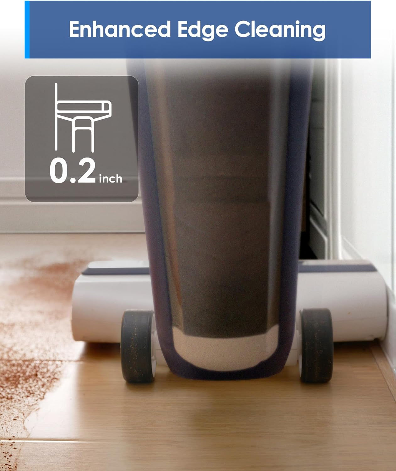 (Excellent) Tineco iFLOOR 5 Breeze Complete Wet Dry Vacuum Cordless Floor Washer, One-Step Cleaning for Hard Floors, Edge Clean, Auto Self-Cleaning, Lightweight & Cordless Design