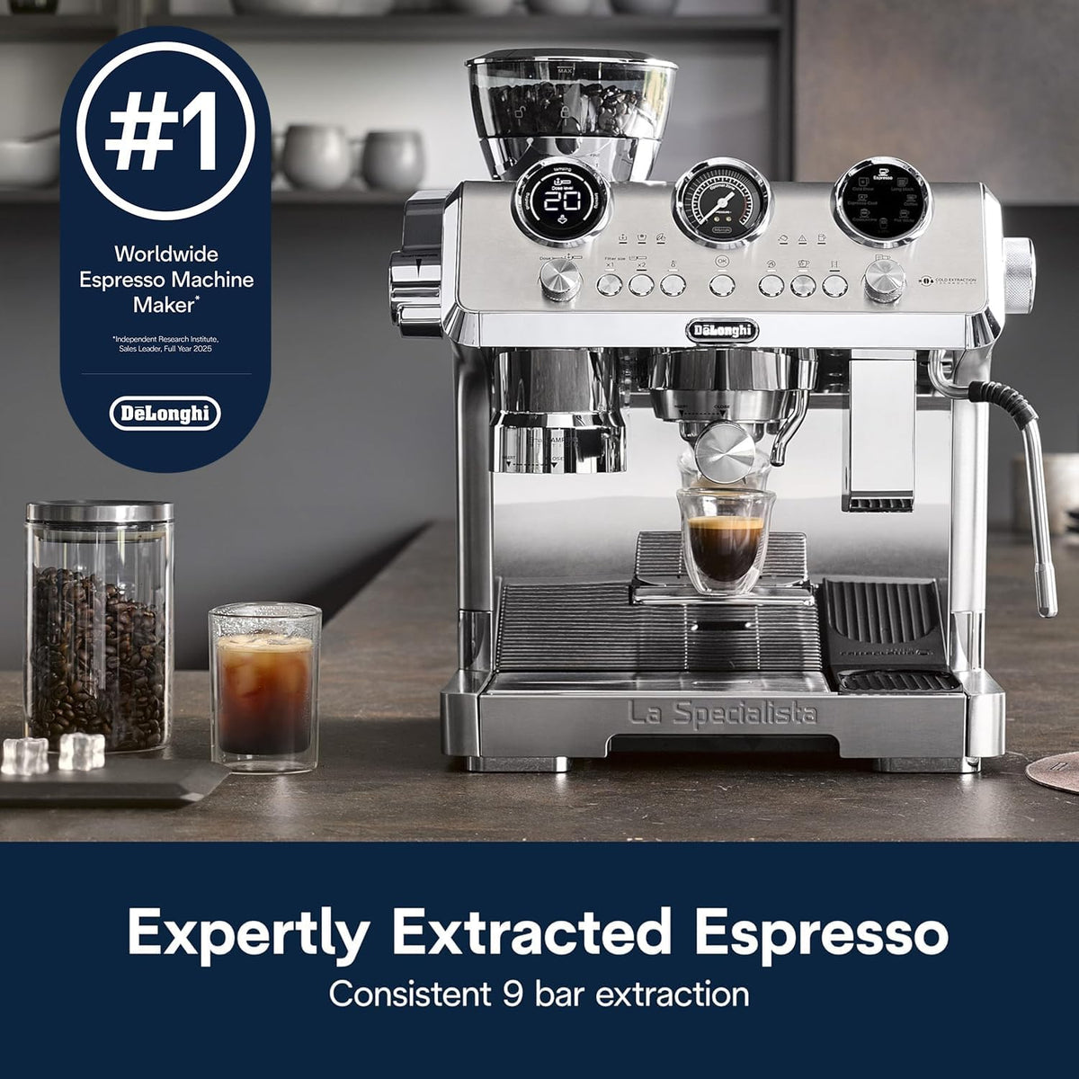 (New Open Box) De'Longhi La Specialista Maestro Espresso Machine with Coffee Grinder