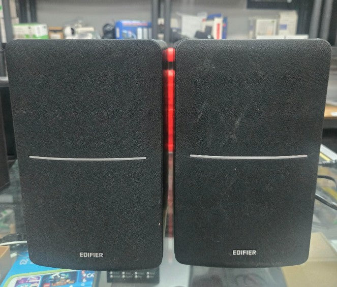 (Good)  Edifier R1280DB Powered Bluetooth Bookshelf Speakers | 42W RMS • Optical Input • Black