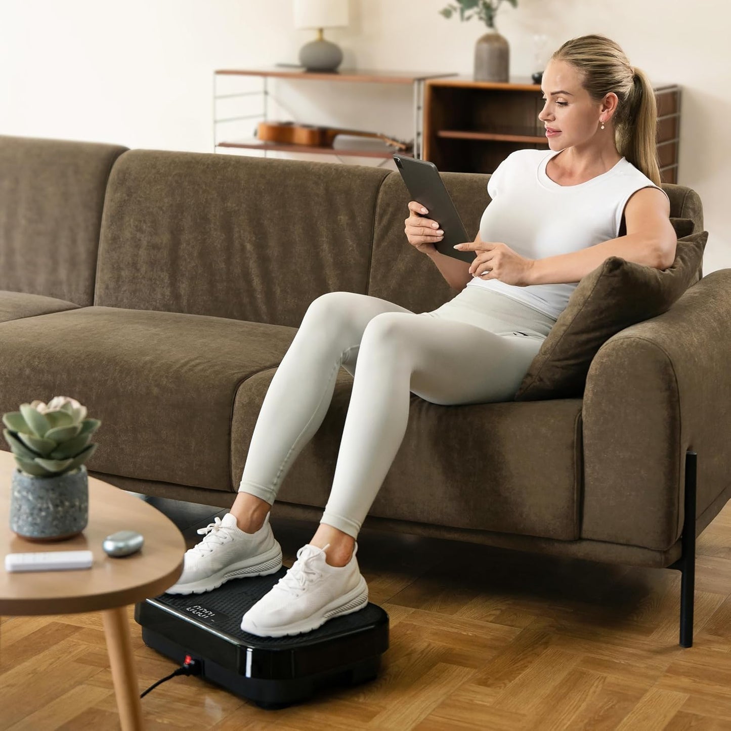 (Excellent) TheNeat Vibration Plate Exercise Machine, Vibration Plate 330 Lbs Capacity, NeatShake