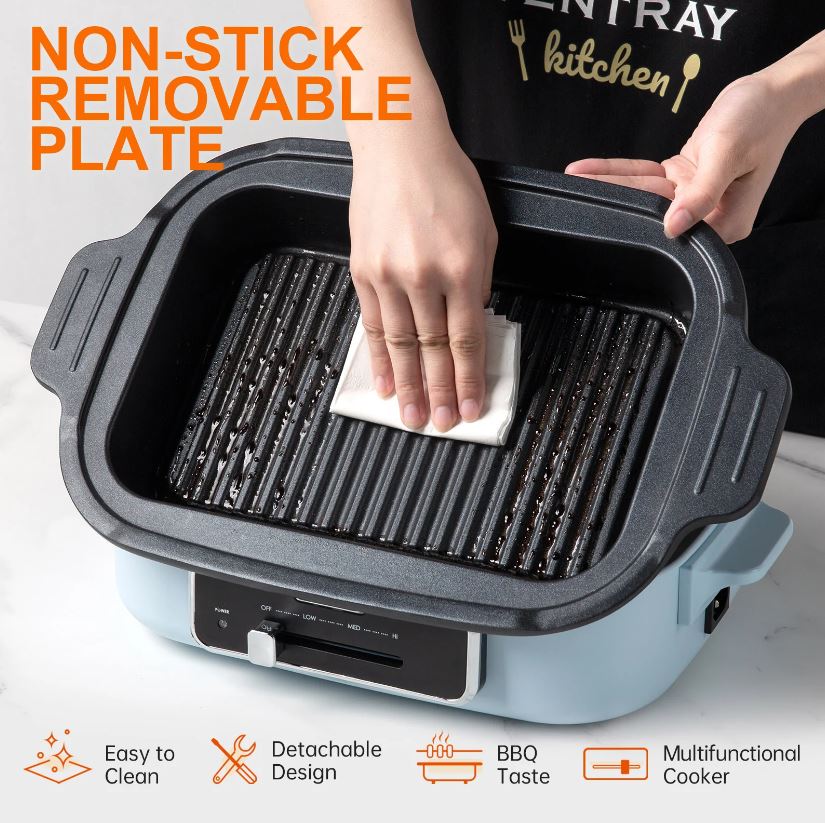 (New Open Box) Ventray EL-GRILL Electric Indoor Grill
