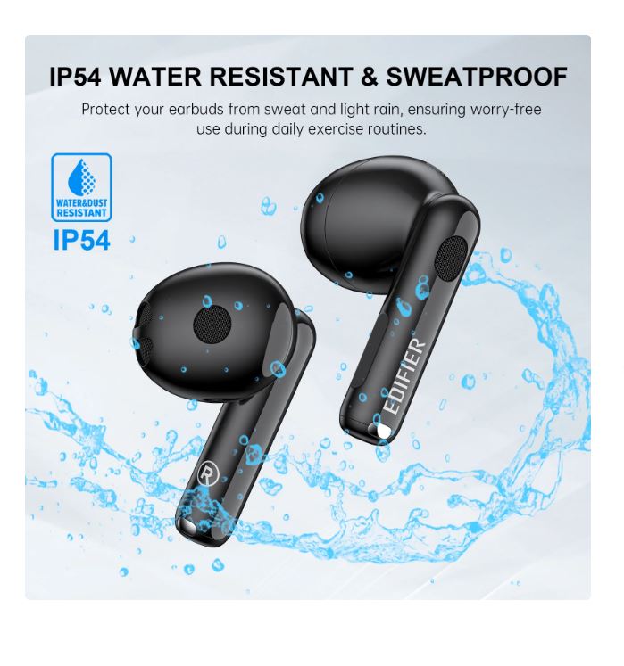 (Excellent) Edifier W220T True Wireless Earbuds Bluetooth V5.3 Semi-in-Ear Earphones with Mic