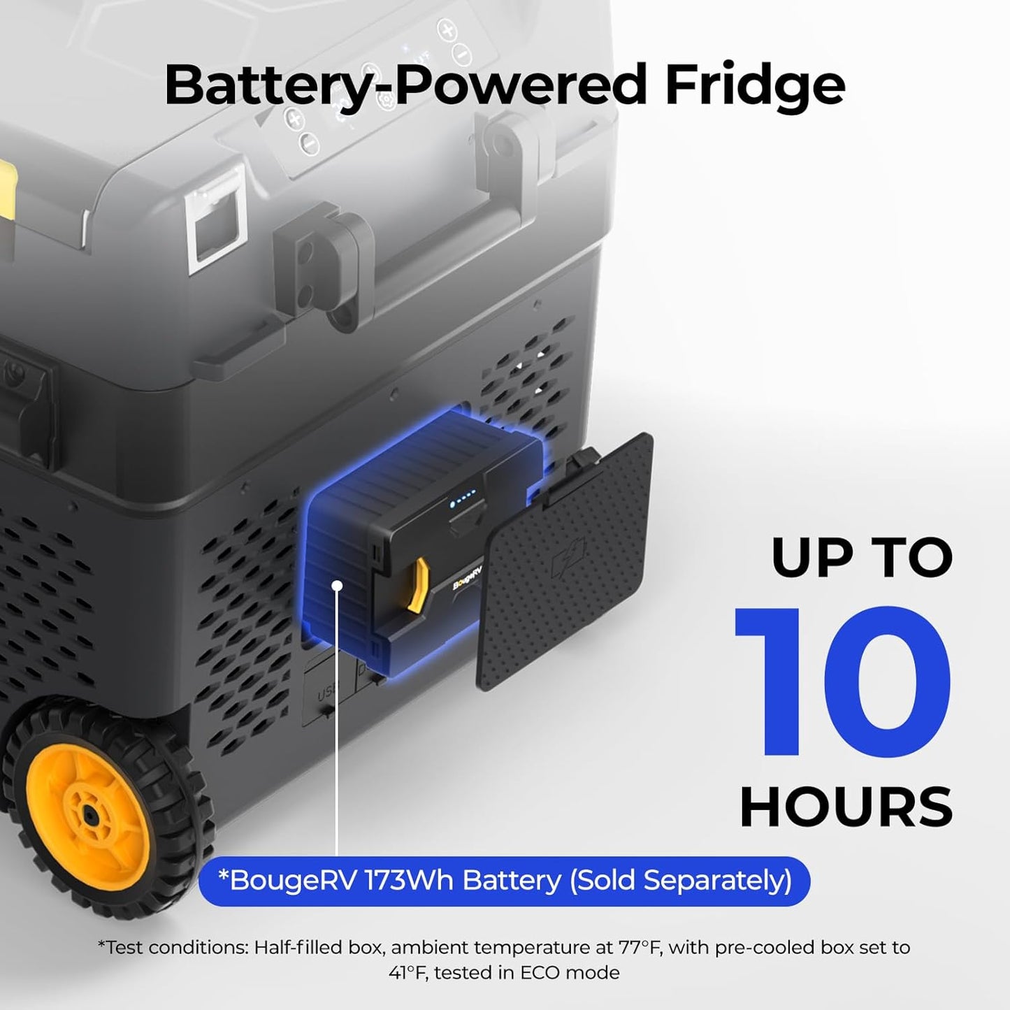 (Excellent) BougeRV 12 Volt Car Refrigerator, 43 Quart Portable Fridge Freezer with APP Control