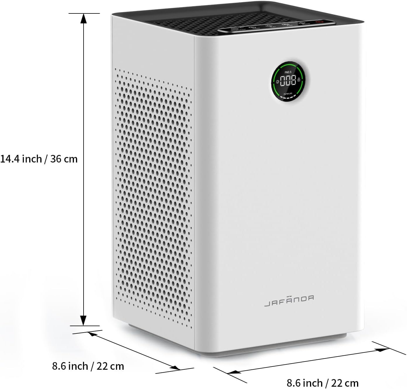 (New Open Box) Jafanda Air Purifiers for Home Large Room,1190 sqft Coverage, 3-Stage Filtration System, True HEPA