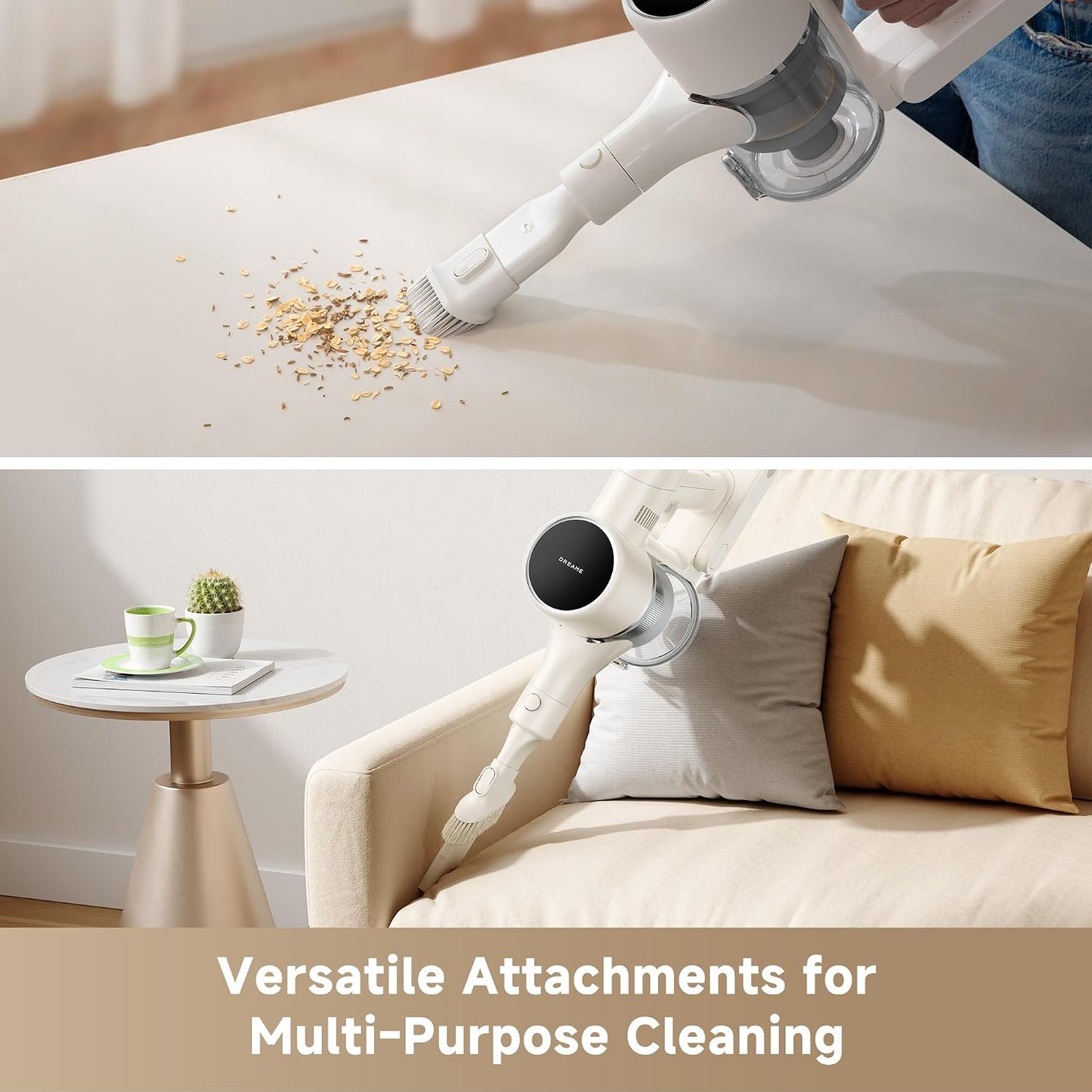 (New Open Box) DREAME R10 Pure Cordless Vacuum Cleaner – 120AW | 60 Min Runtime | Anti-Tangle