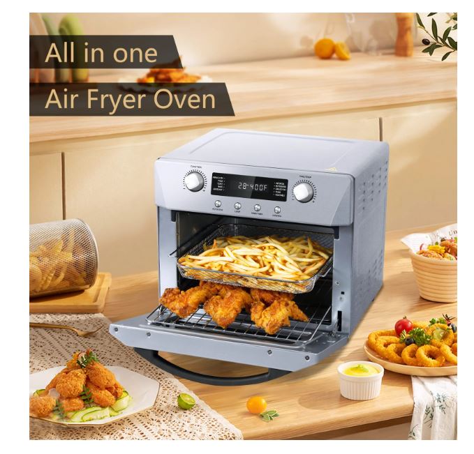 (New Open Box) CUSIMAX 24QT 10-in-1 Air Fryer Oven - Convection, Rotisserie