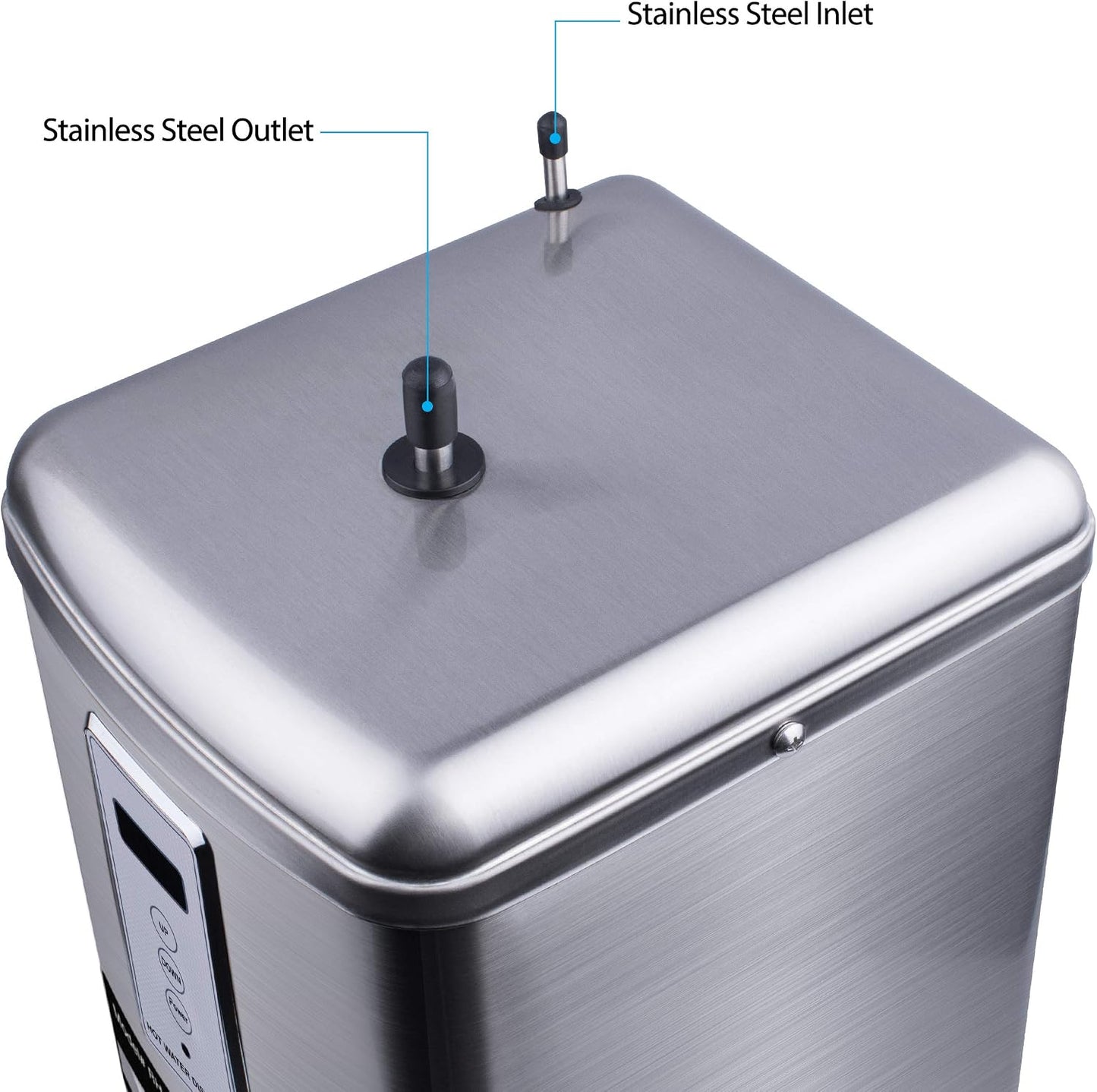 (New Open Box) Ready Hot  Instant Hot Water Dispenser | 2.5 Quart • Digital Display • Polished Chrome