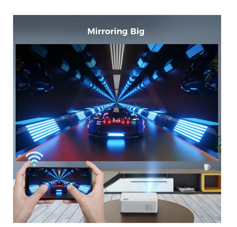 (Excellent) Vankyo Leisure 470W 720P Portable Projector with Wireless Connectivity, L 470W