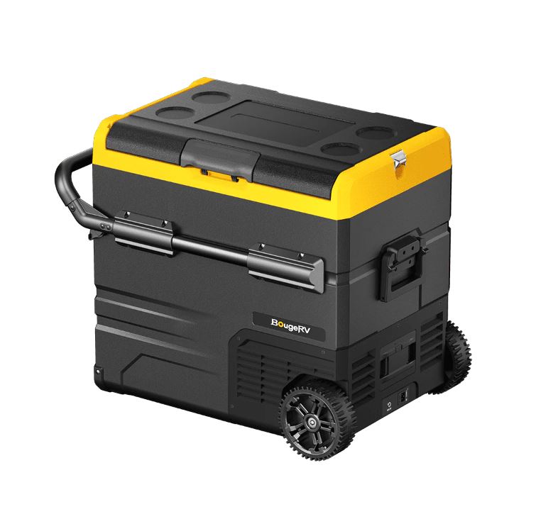(New Open Box) BougeRV CR55 Dual Zone 59Qt (55L) Portable Fridge Freezer | 12V/24V • Car/Truck/RV