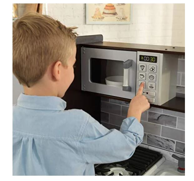 (New Open Box) KidKraft 53426 Ultimate Elite Play Kitchen with Ez Kraft Assembly