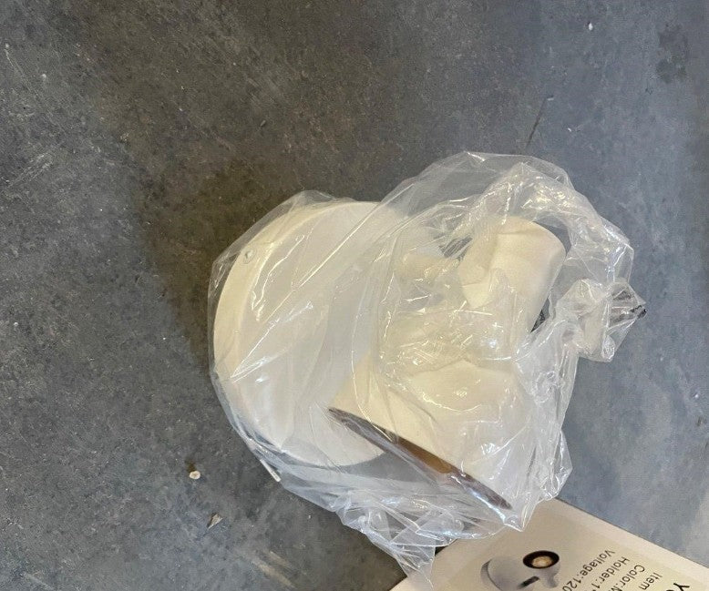 (New Open Box)  Alabaster Wall Light (Single) | 4.7” x 4.7” x 5” | Modern Wall Sconce