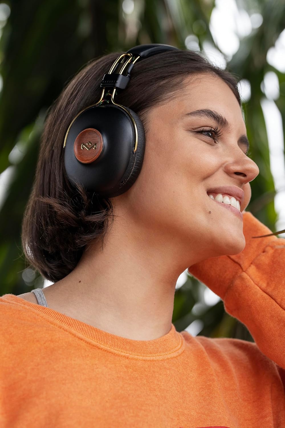 (Brand New) House of Marley Positive Vibration Frequency: Over-Ear Wireless Headphones with Microphone