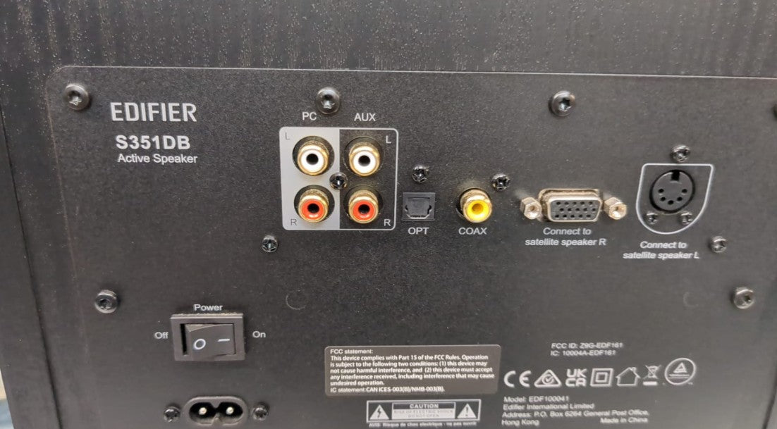 (Good) Edifier S351DB 8" Powered Subwoofer