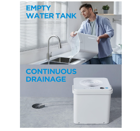 (New Open Box) Midea Cube Dehumidifier for Basement, Smart Control, ENERGY STAR 20 Pint